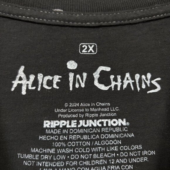 Alice In Chains Dirt Acid Wash Tshirt size 2x - Picture 4 of 5